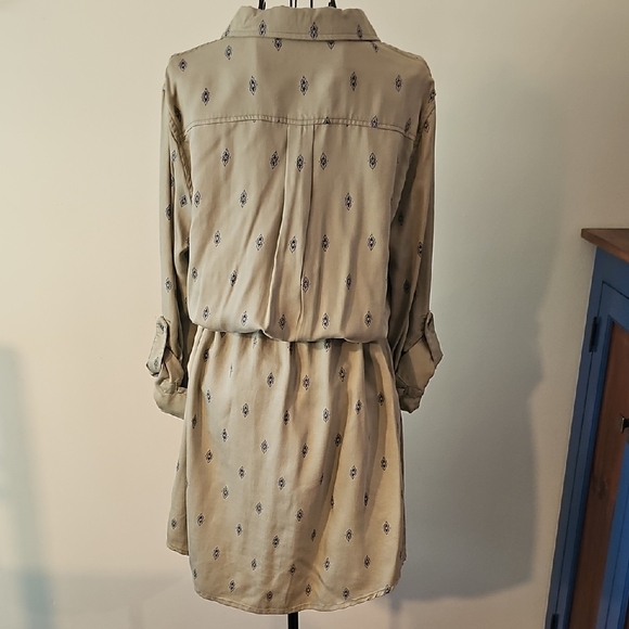 Max Jeans Khaki Long Sleeve Dress - Picture 4 of 6